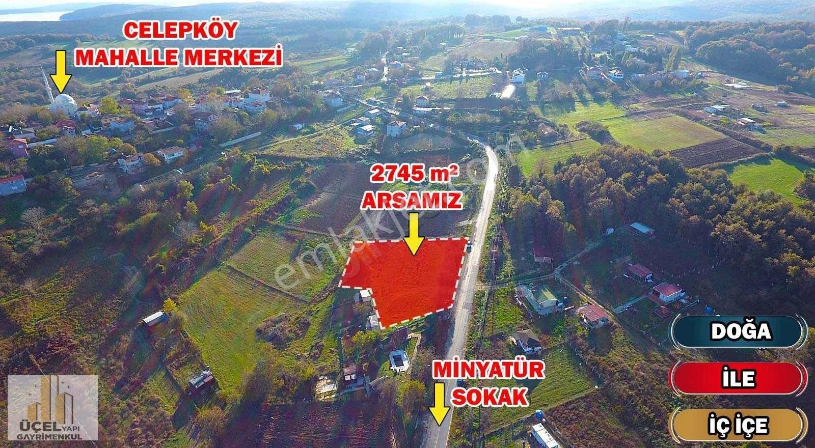 Çatalca Celepköy'de Caddeye Cephe Telle Çevrili 2.745 M2 Tarla - Görsel 5