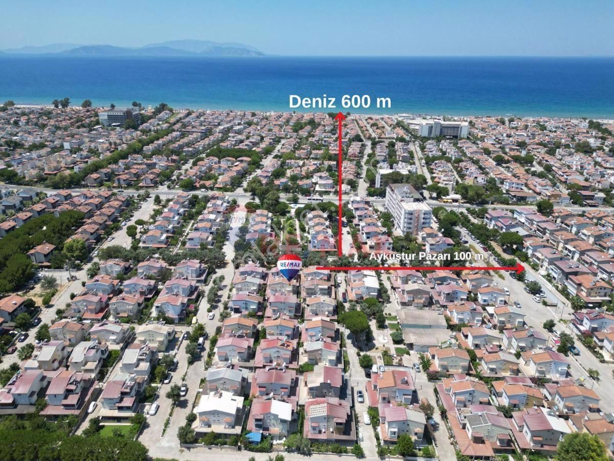 Kuşadası Davutlar Satılık Yazlık Davutlar’da Plaja 600m Mesafede Satılık 3+1 Triplex Yazlık