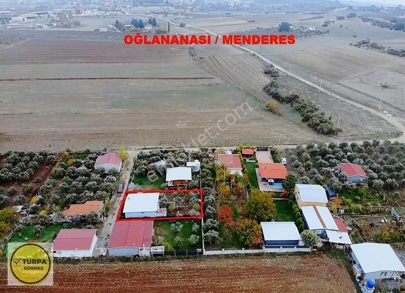 Menderes Oğlananası Atatürk Satılık Müstakil Ev Oğlananası 425m2 Bahçe İçerisinde - Tapu Hisseli 2+1 Satılık Ev