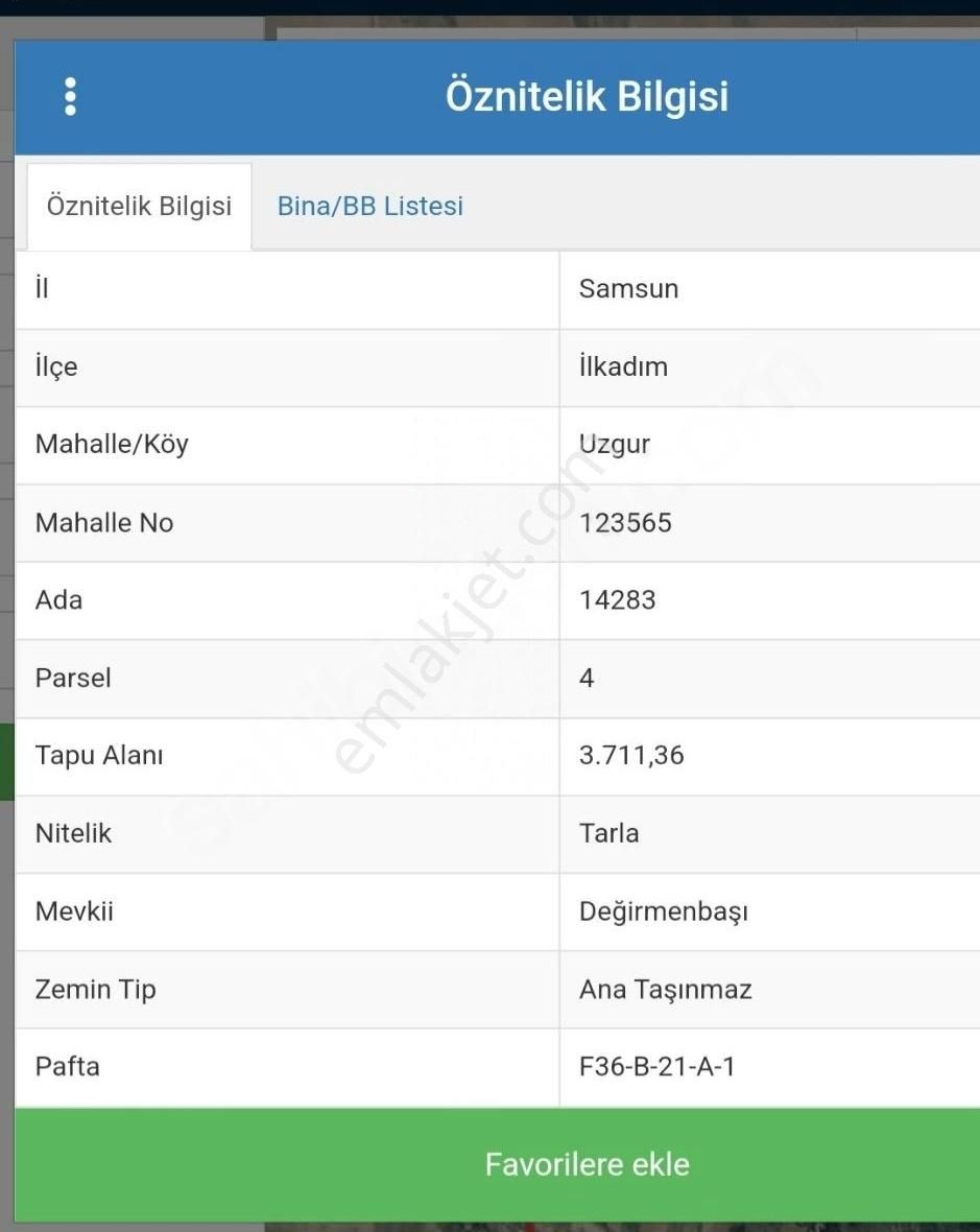 İlkadım Uzgur Satılık Tarla Ankara Yoluna 500 Metre, Mükemmel Konumda Tarla