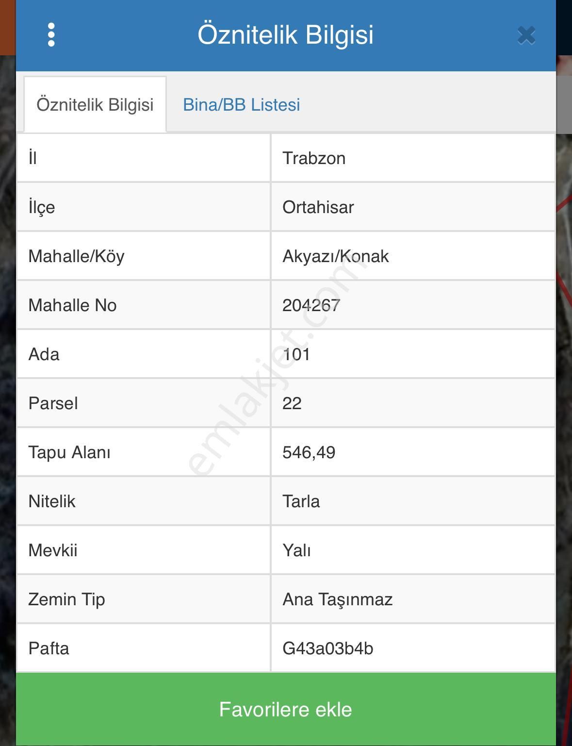 Ortahisar Akyazı Satılık Konut+Ticaret Alanı Akyazı Konak Da Ana Yol Üzeride Ticari Konut Arsamız Satılıktır