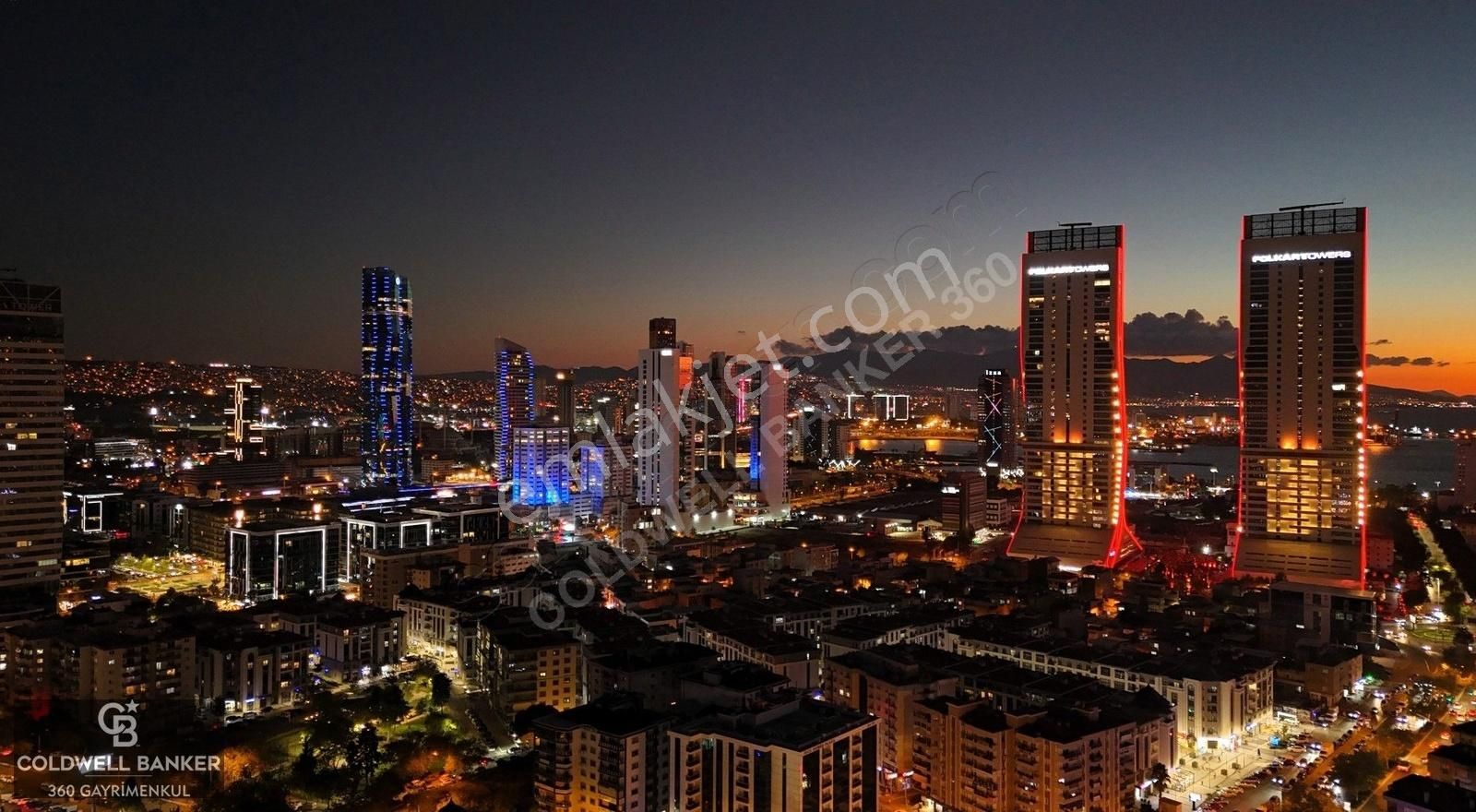 Bayraklı Adalet Satılık Daire Folkart Towers B Kule Satılık Kiracısız Büyük Tip 1+1 Daire