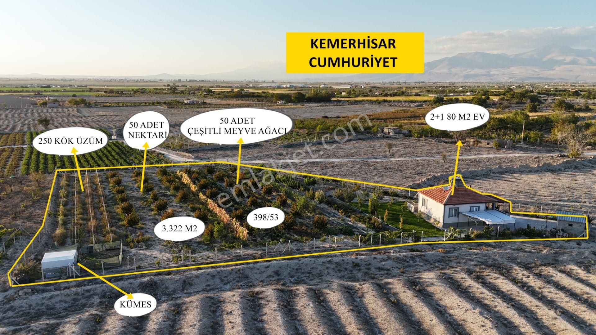 E.gökal Niğde Kemerhisar 2+1 !!! Arsalı Ev !!!