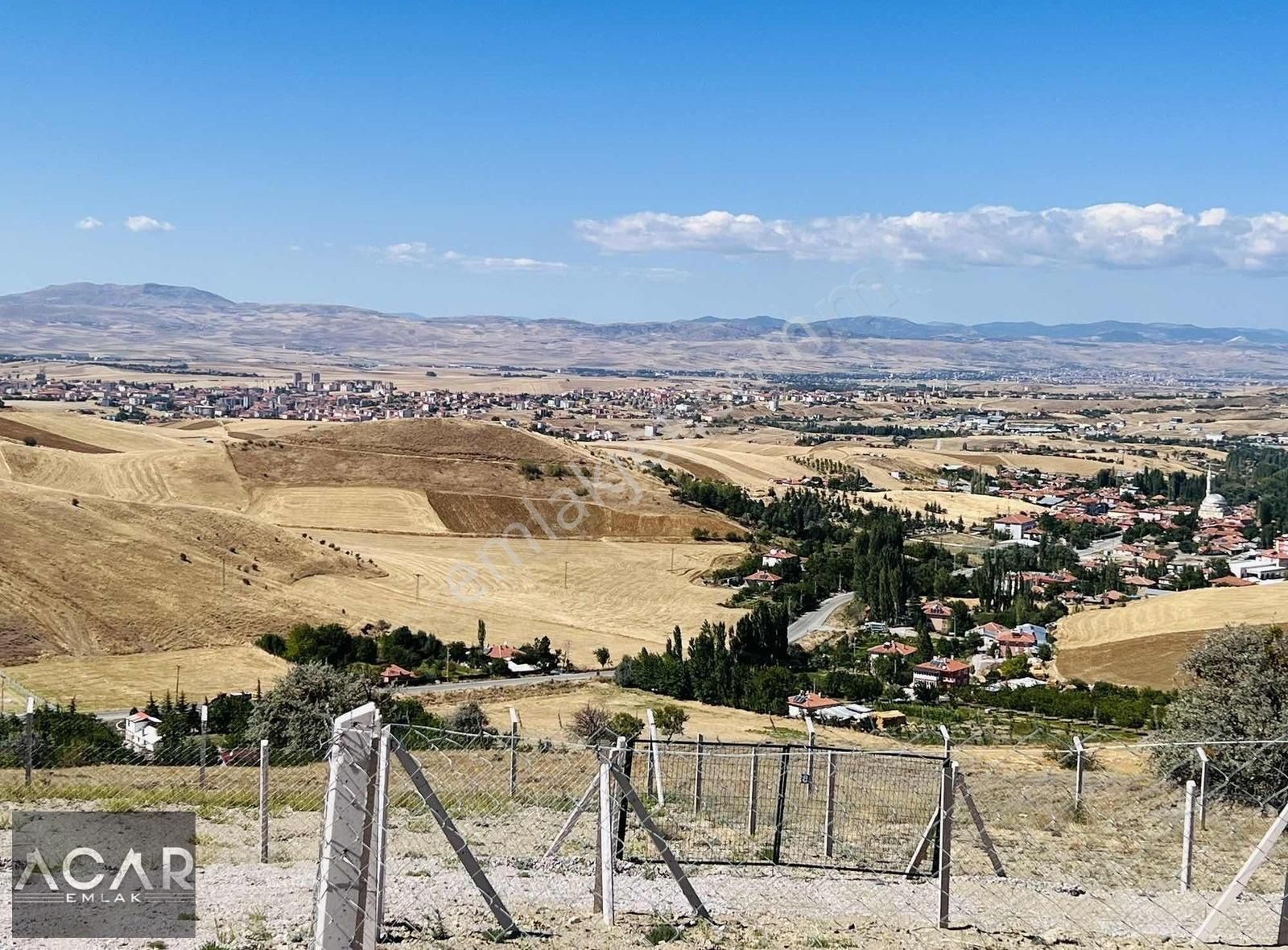 Akyurt Kızık Satılık Tarla Acar Emlak'tan Akyurt'un En Ucuz En Güzel Manzaralı Bahçeleri **