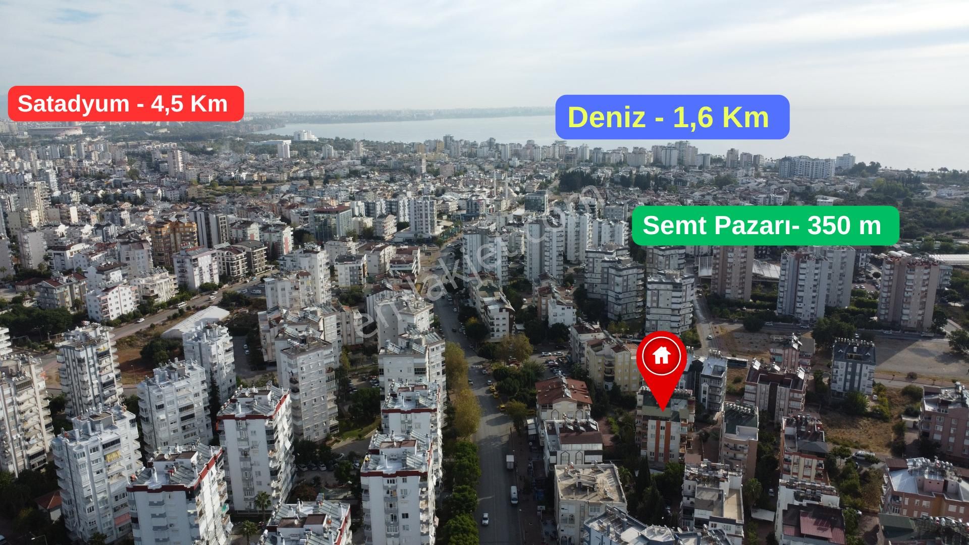 Konyaaltı Öğretmenevleri Satılık Daire  ANTALYA KONYAALTI ÖĞRETMENEVLERİ SATILIK 3+1 D.GAZLI ASANSÖRLÜ