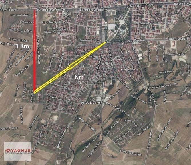 Çorlu Cumhuriyet Satılık Konut İmarlı Havuzlar Bölgesinde Çok İyi Konumda 3 Kat İmarlı 252 M2 Arsa