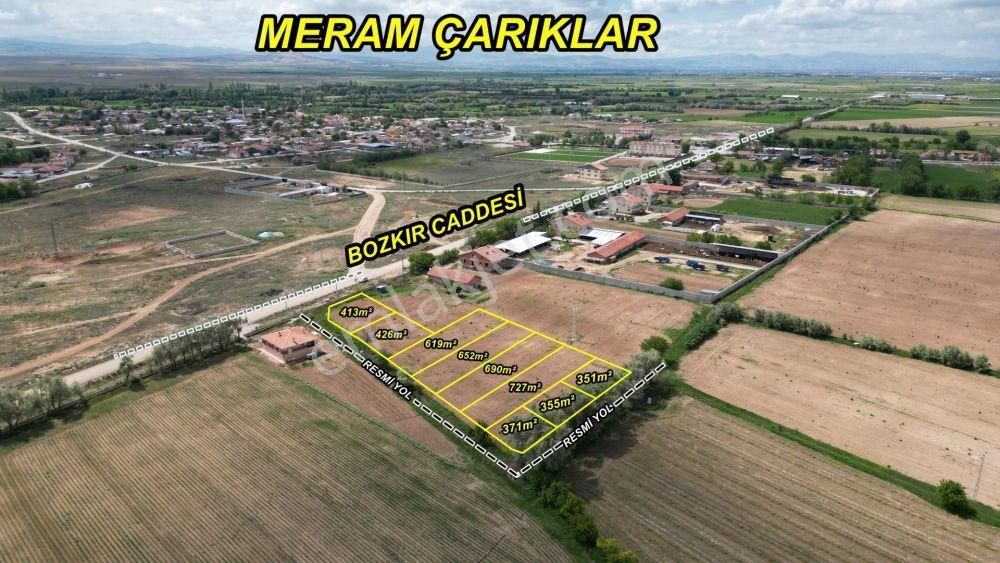 Meram Çarıklar Satılık Konut İmarlı  ÇARIKLAR DA 727 M2 MÜSTAKİL TAPULU KONUT İMARLI ARSA