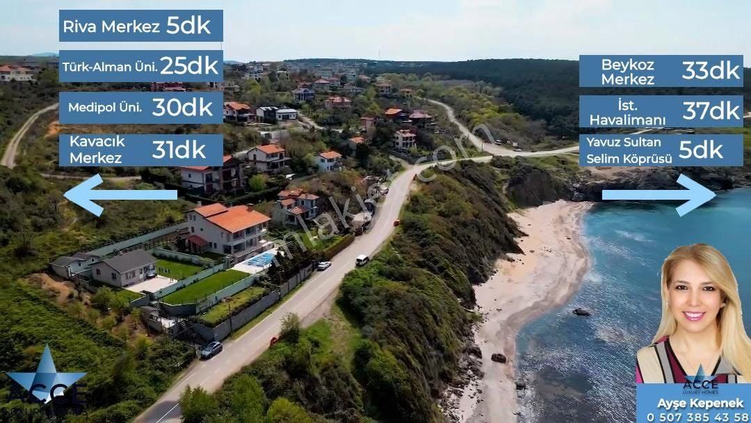 Beykoz Riva’da 1.bölgede Kapanmaz Deniz Manzaralı Satılık Villa