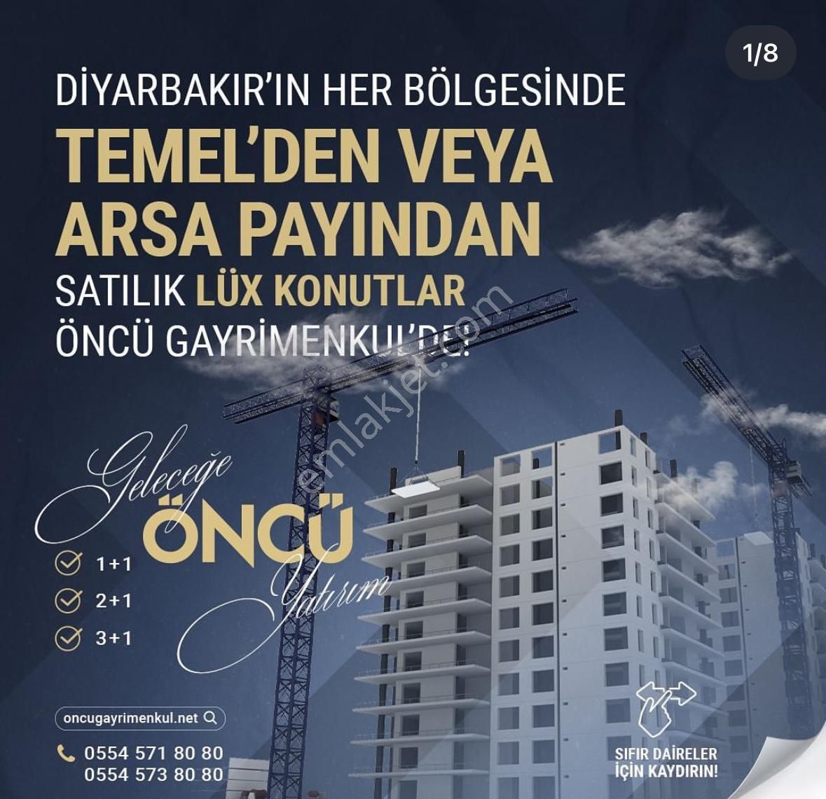 Yenişehir Üçkuyu Satılık Daire Arsa Payından 1+1 43m2 Satılık Daire Wintson Awm Civarı