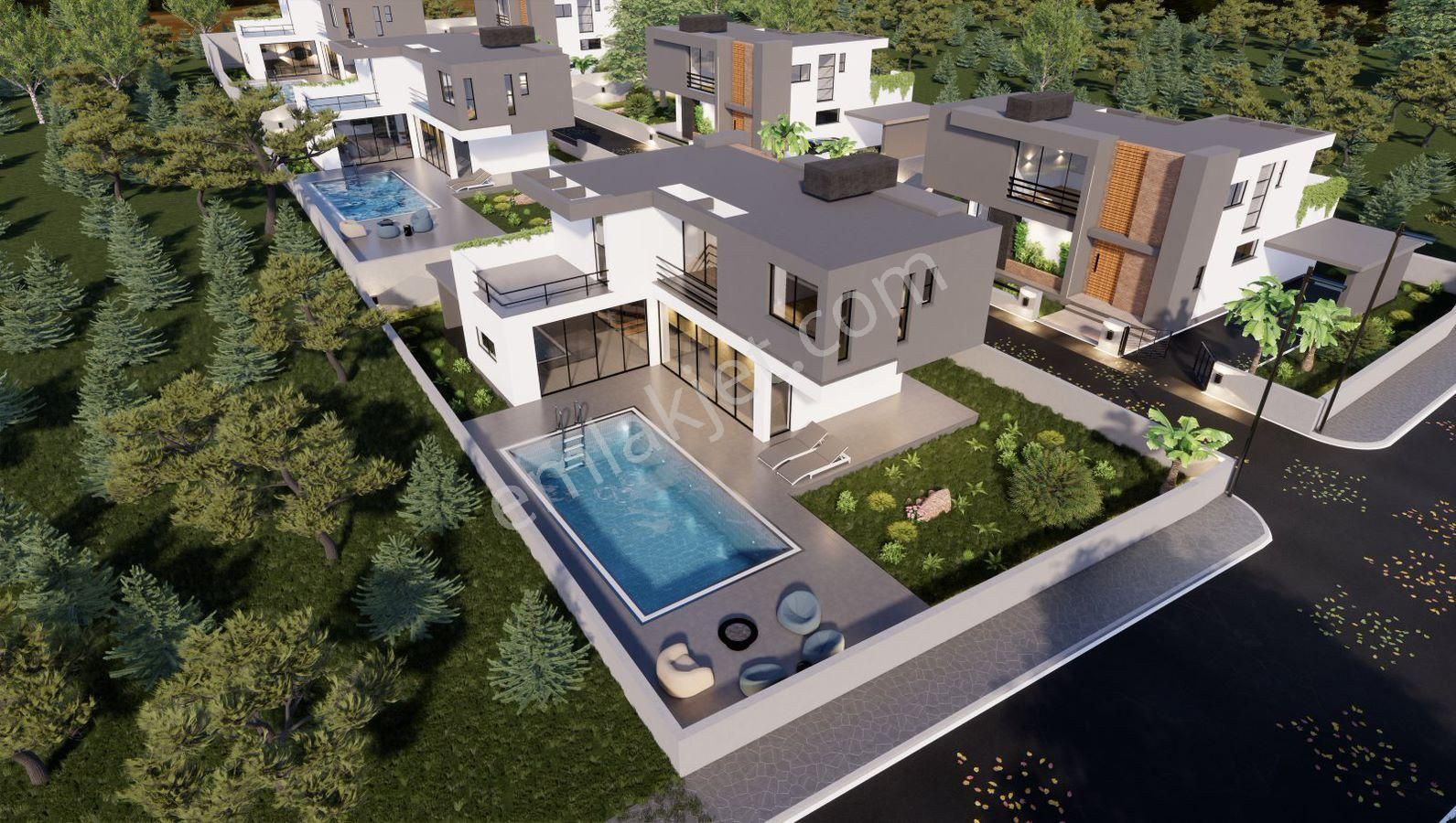 Girne Lapta'da Projeden Satılık 3+1 Lüks Müstakil Villa !!! - Görsel 13