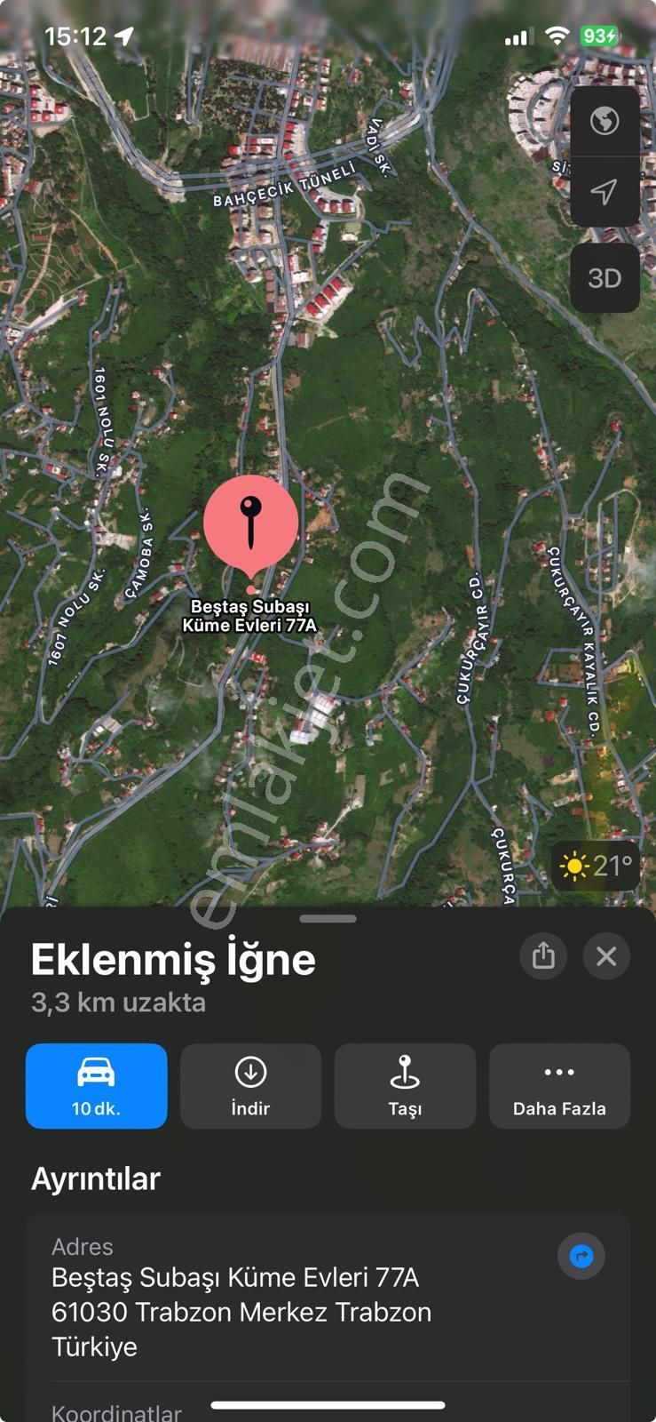 Öztürk Kardeşler Gayrimenkul'den Ortahisar Beştaş Mahallesinde Satılık 605 M2 Arsa - Görsel 7