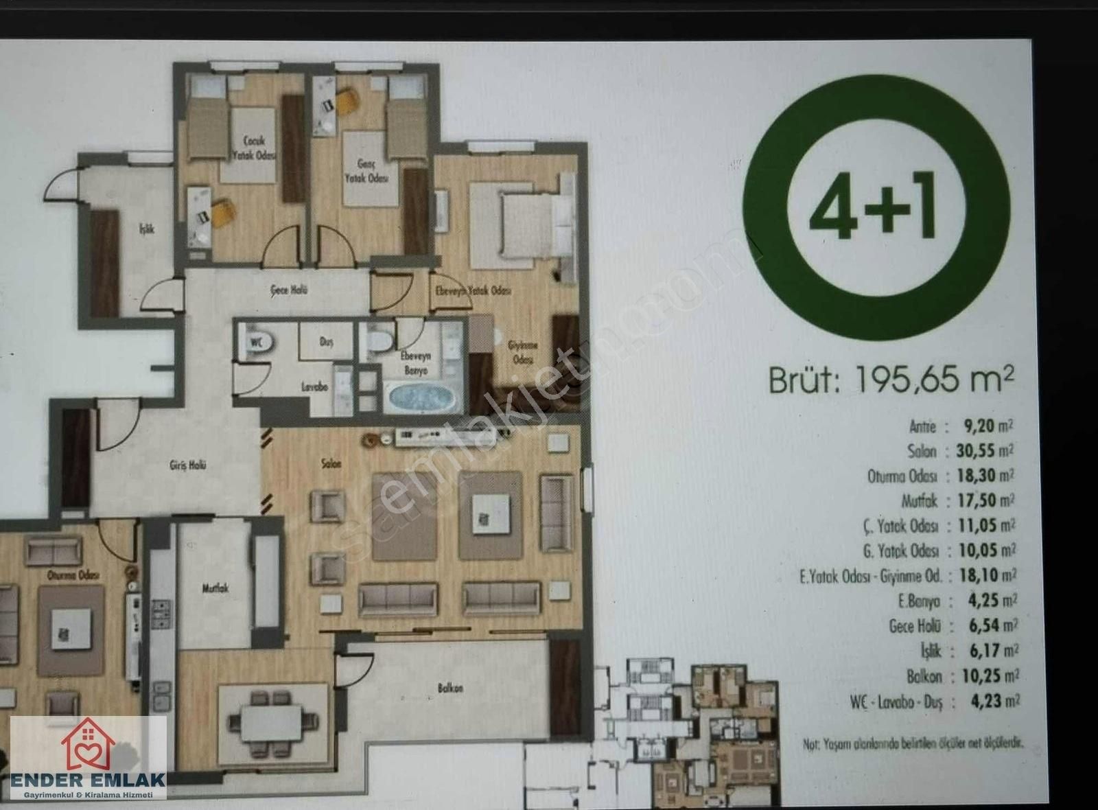 Melikgazi Germir Satılık Daire Kınaş Koru Sitesi Ultra Lüks 4+1 Satılık Daire