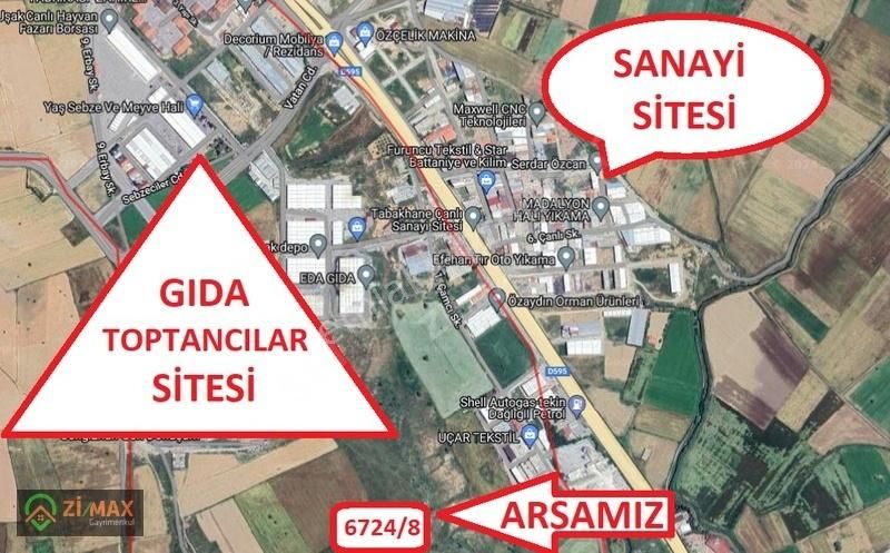 Uşak Merkez Atatürk Satılık Konut İmarlı Uşak Merkez'de Satılık 463 M2 Arsa