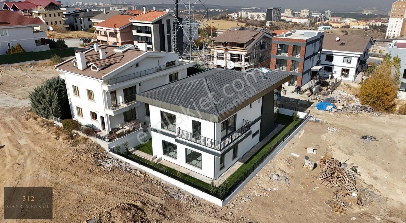 Çankaya Beytepe Satılık Villa 312 | Bilkent-3 Tam Bağımsız Özel Mimarili Satılık Sıfır Villa