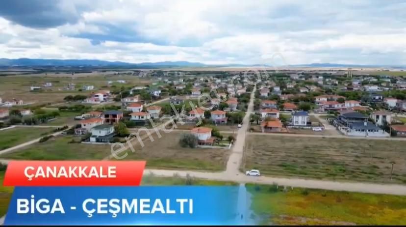 Biga Çeşmealtı Köyü Satılık Tarla Biga Çeşmealtı 500m2 Villa İmarlı İfrazlı Tek Tapu Resmi Yolu Mevcut Kumsala Yürüme Mesafesinde Arsa