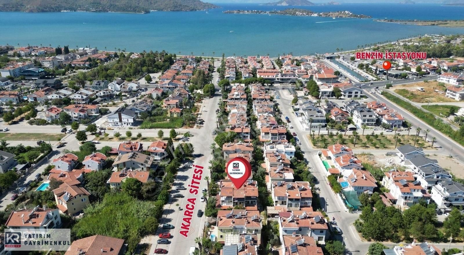 Fethiye Akarca Satılık Yazlık Kr Yatırım'dan Akarca Mahallesinde Satılık Tripleks Yazlık