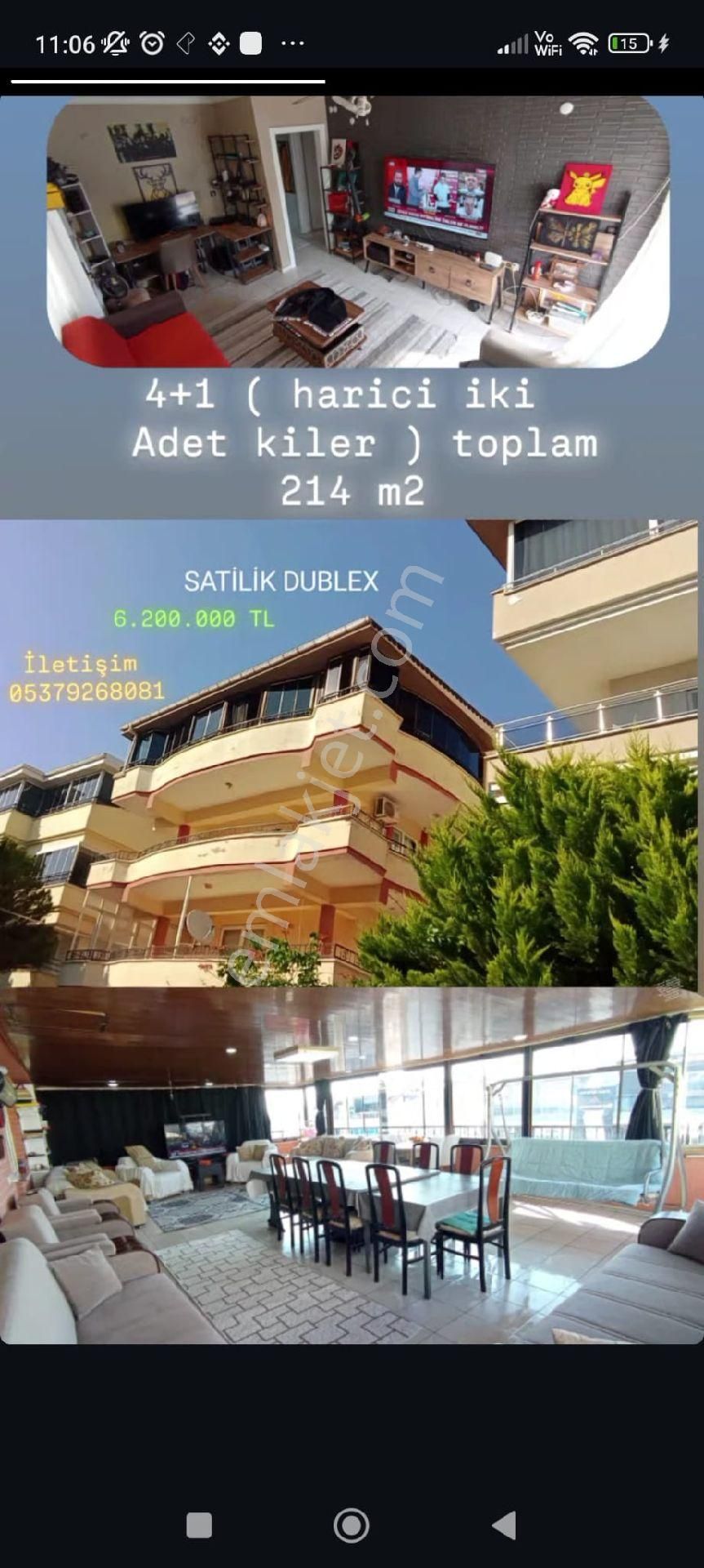 Didim Efeler Satılık Daire Sahibinden Satılık Dubleks Toplam 214 M2(didim'de)