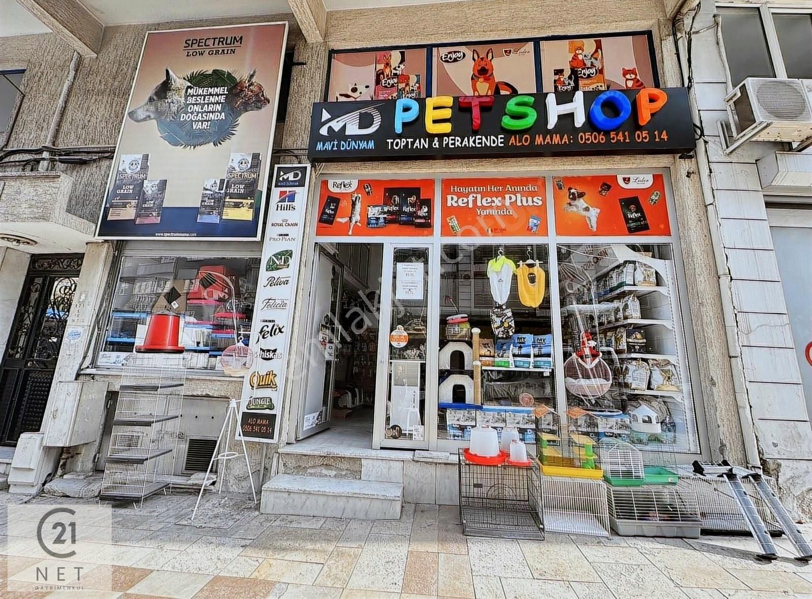 Pamukkale Hacıkaplanlar Devren Dükkan & Mağaza Century 21 Net'ten Ana Cadde Üzeri Devren Petshop Dükkanı