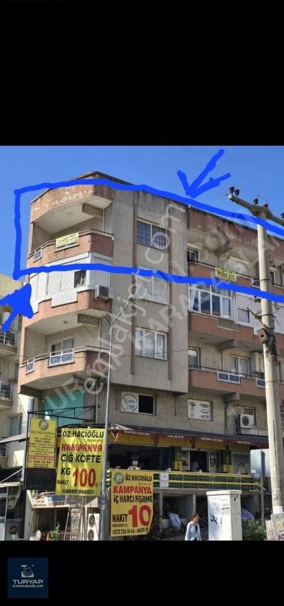 Karabağlar Ali Fuat Cebesoy Satılık Daire Eskiizmir Caddesi Üzerinde Satılık 3+1 Ferah Daire