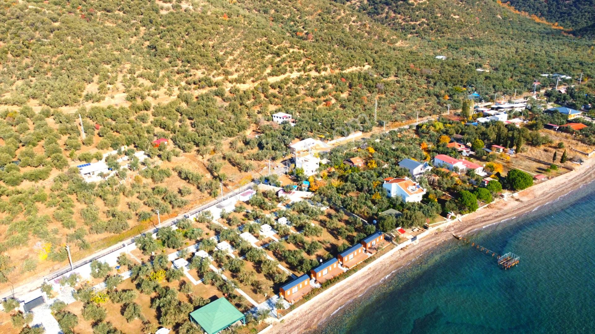 Ahmetçe Köyünde Sahilde Denize 1 Parsel 3 Katlı Ev Ve Zeytinlik - Görsel 17