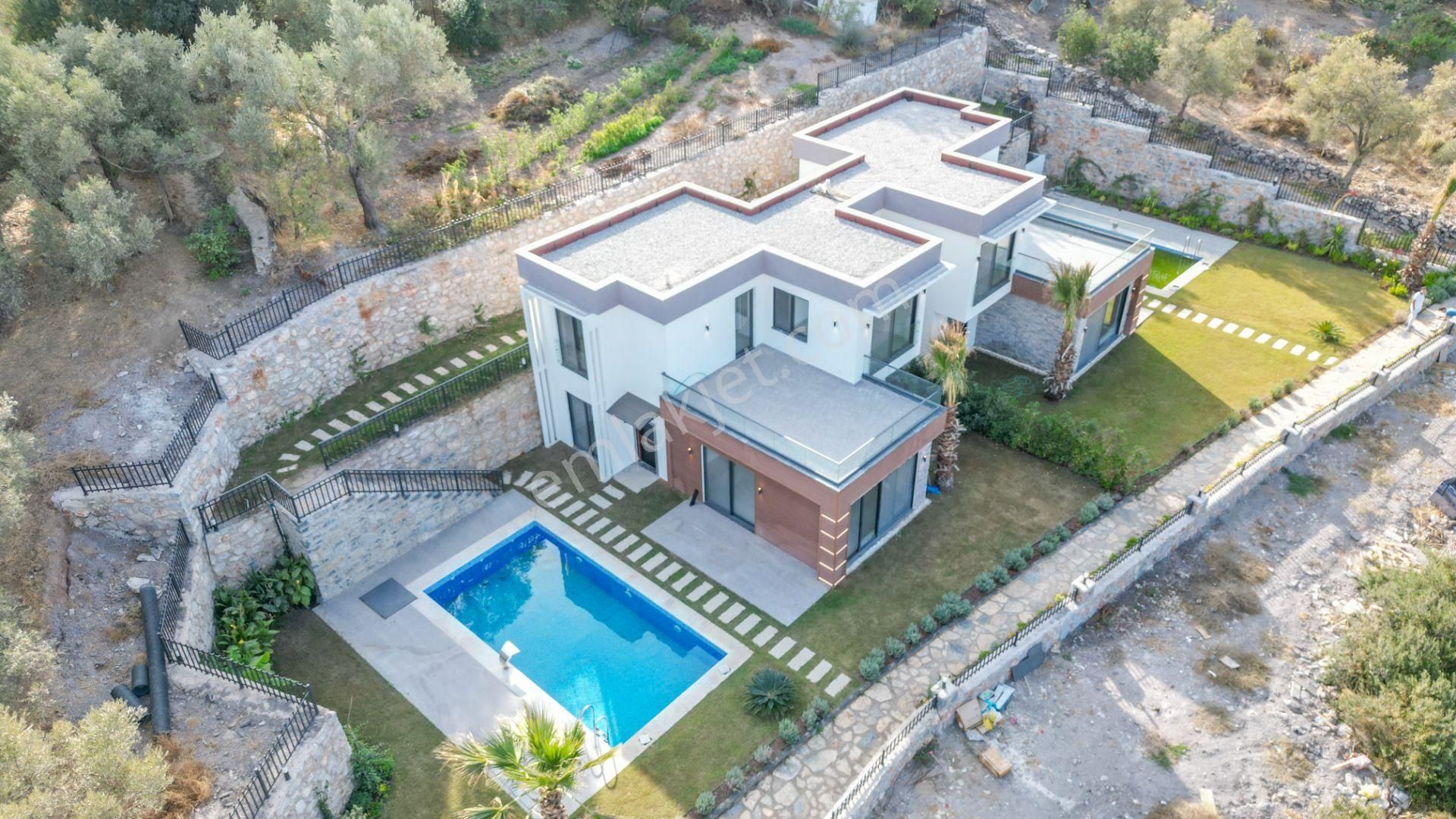 Bodrum Mumcular Satılık Villa Mumcular Da 3+1 Havuzlu Müstakil Satılık Villa