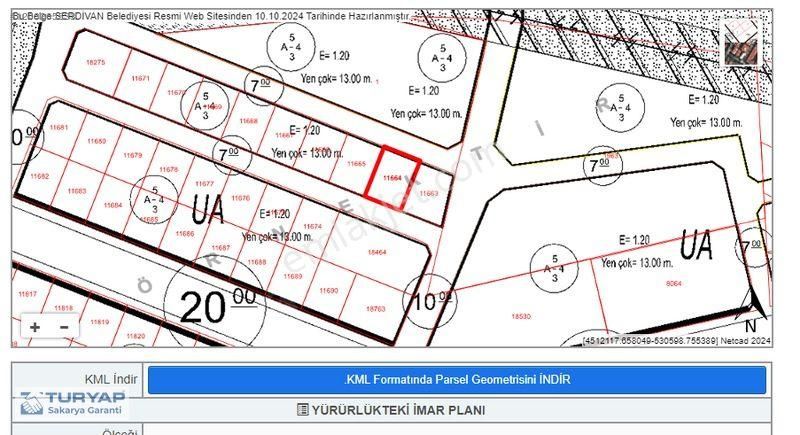 Serdivan Beşköprü Satılık Konut İmarlı Sakarya Serdivan Beşköprüde 4 Kat Konut İmarlı Satılık Arsa