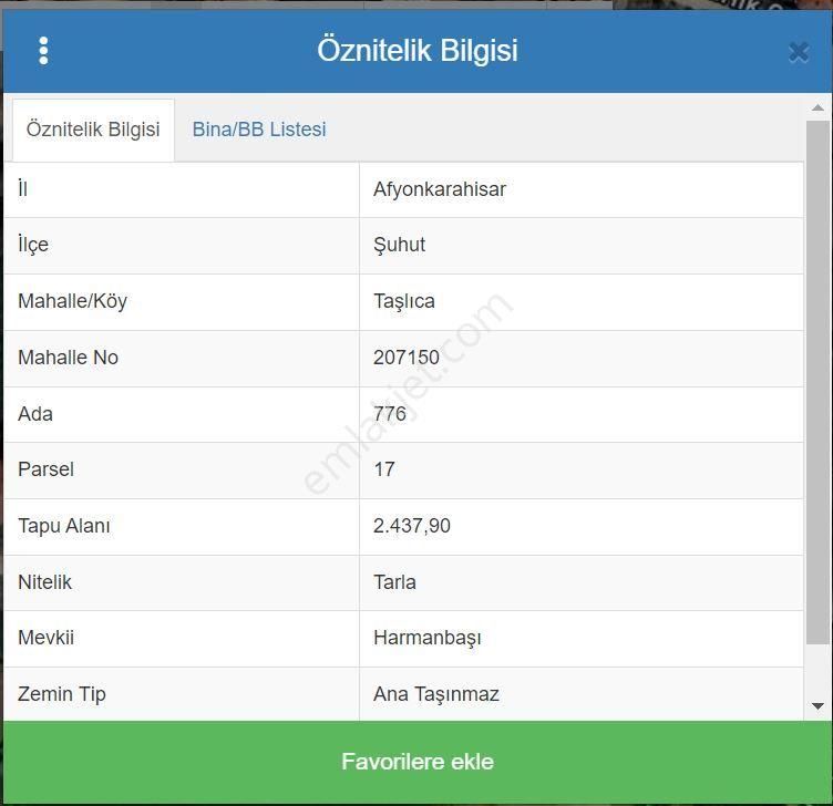 İlbey // Şuhut Taşlıca Mah. De Yap-sat A Uygun Net:1350 M² Arsa - Görsel 19
