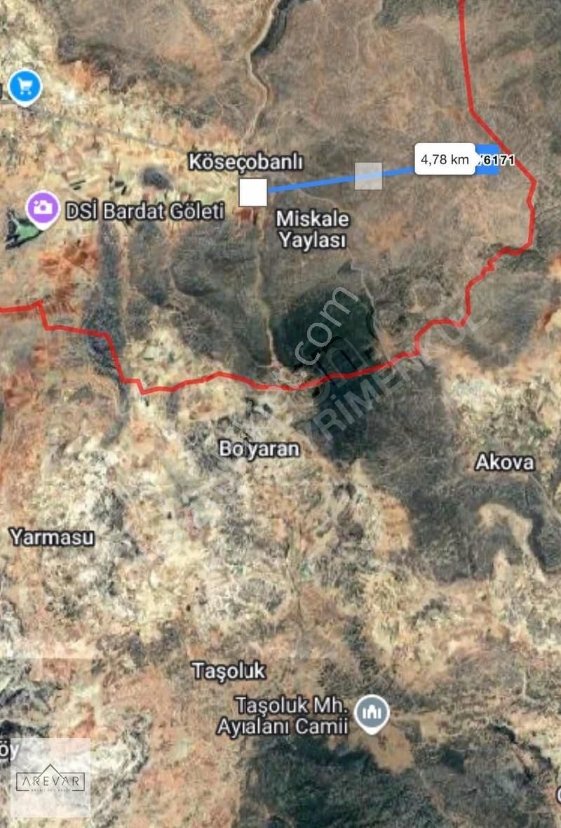 Gülnar Köseçobanlı Satılık Tarla Mersin Köseçobanlı Yol Üstü Ayaklarınızın Altında Şahane Manzara