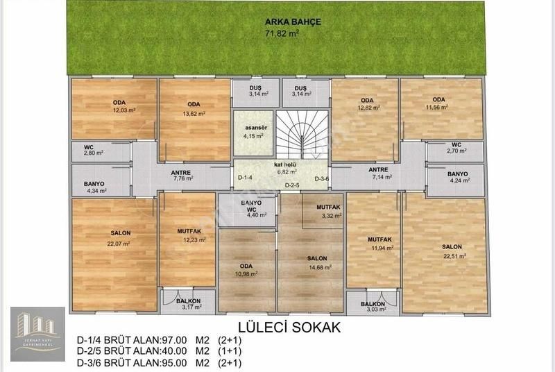 Tepebaşı Çamlıca Satılık Daire Projeden Geniş 2+1 2025 Ocak Teslim