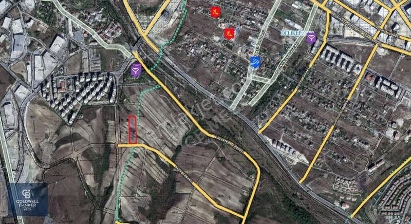 Arnavutköy Ömerli Satılık Depo, Antrepo İzinli Arnavutköy Ömerlide Kiptaşın Karşısında Satılık 900 M2 Arsa