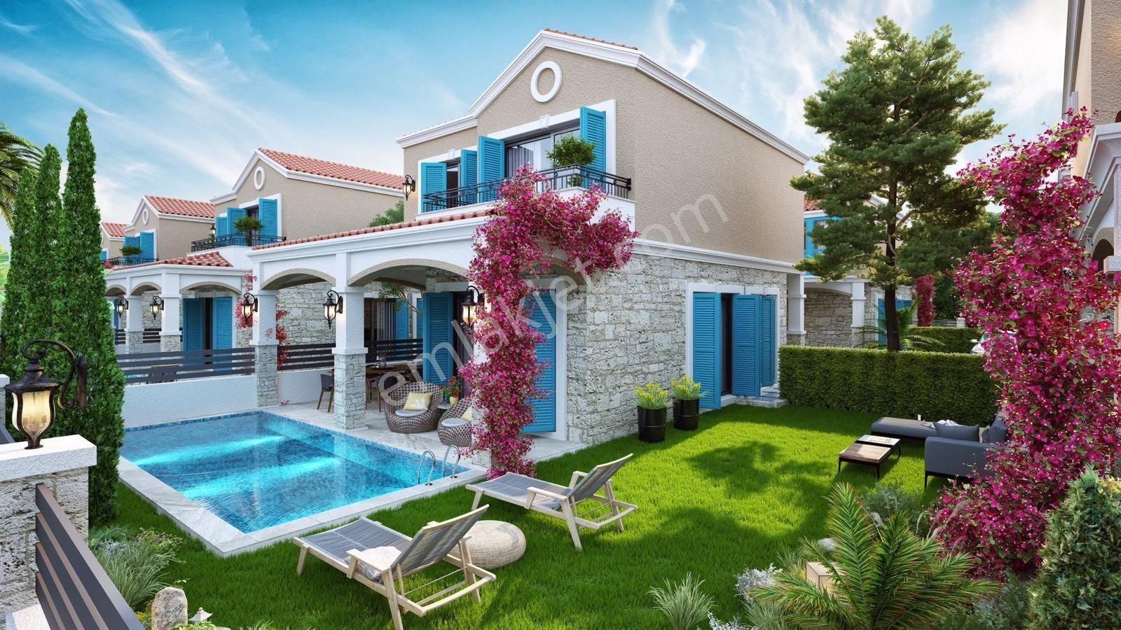 Kuşadası Karaova Satılık Villa Kuşadası Karaova Mevkiinde Tek Müstakil Özel Havuzlu Villa Projesi