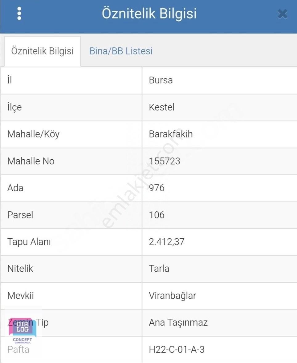 Kestel Barakfakih Satılık Tarla Kestel Barakfakih De Satılık Arazi