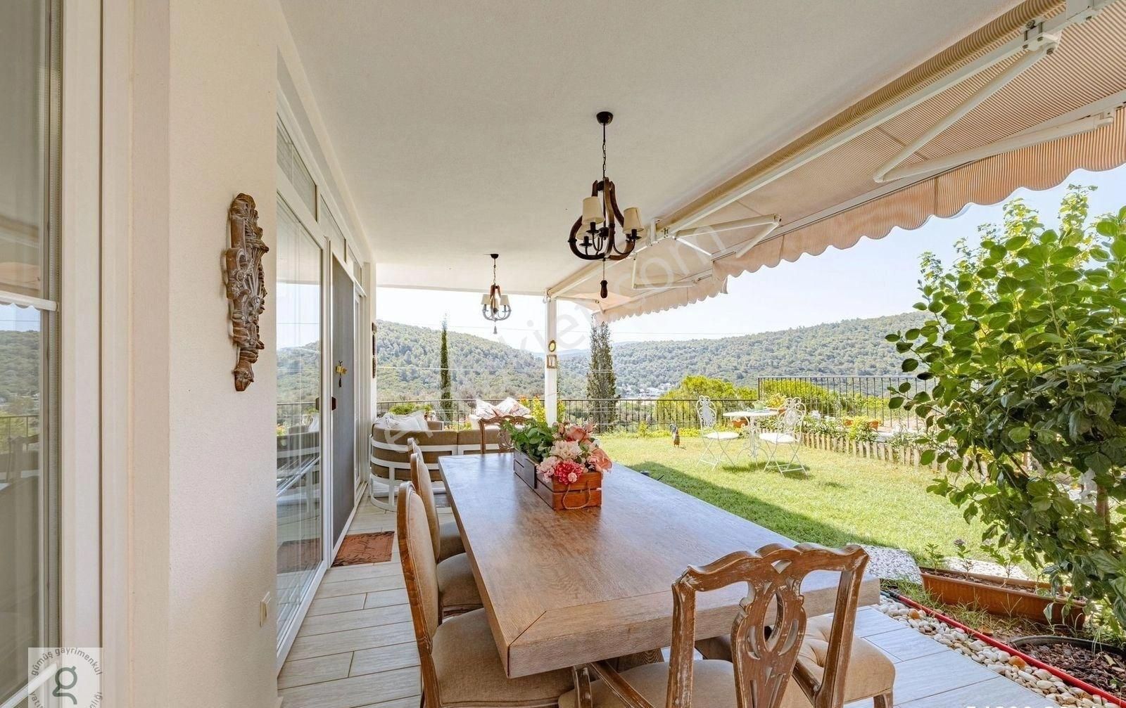 Bodrum Adabükü Çamlık Sitesi’nde Köşe Konumlu Manzaralı Villa. - Görsel 21