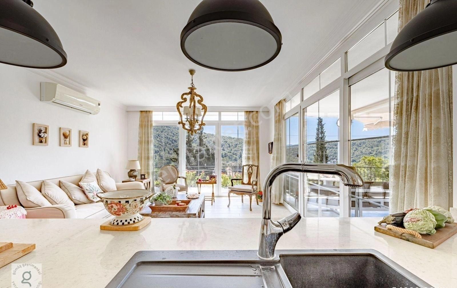 Bodrum Adabükü Çamlık Sitesi’nde Köşe Konumlu Manzaralı Villa. - Görsel 10