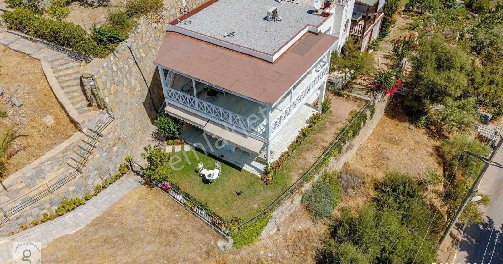 Bodrum Adabükü Çamlık Sitesi’nde Köşe Konumlu Manzaralı Villa. - Görsel 25