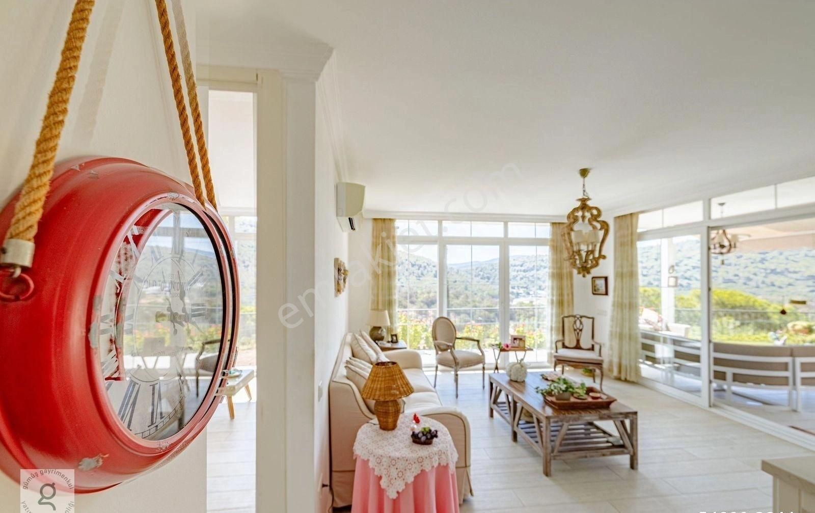 Bodrum Adabükü Çamlık Sitesi’nde Köşe Konumlu Manzaralı Villa. - Görsel 34