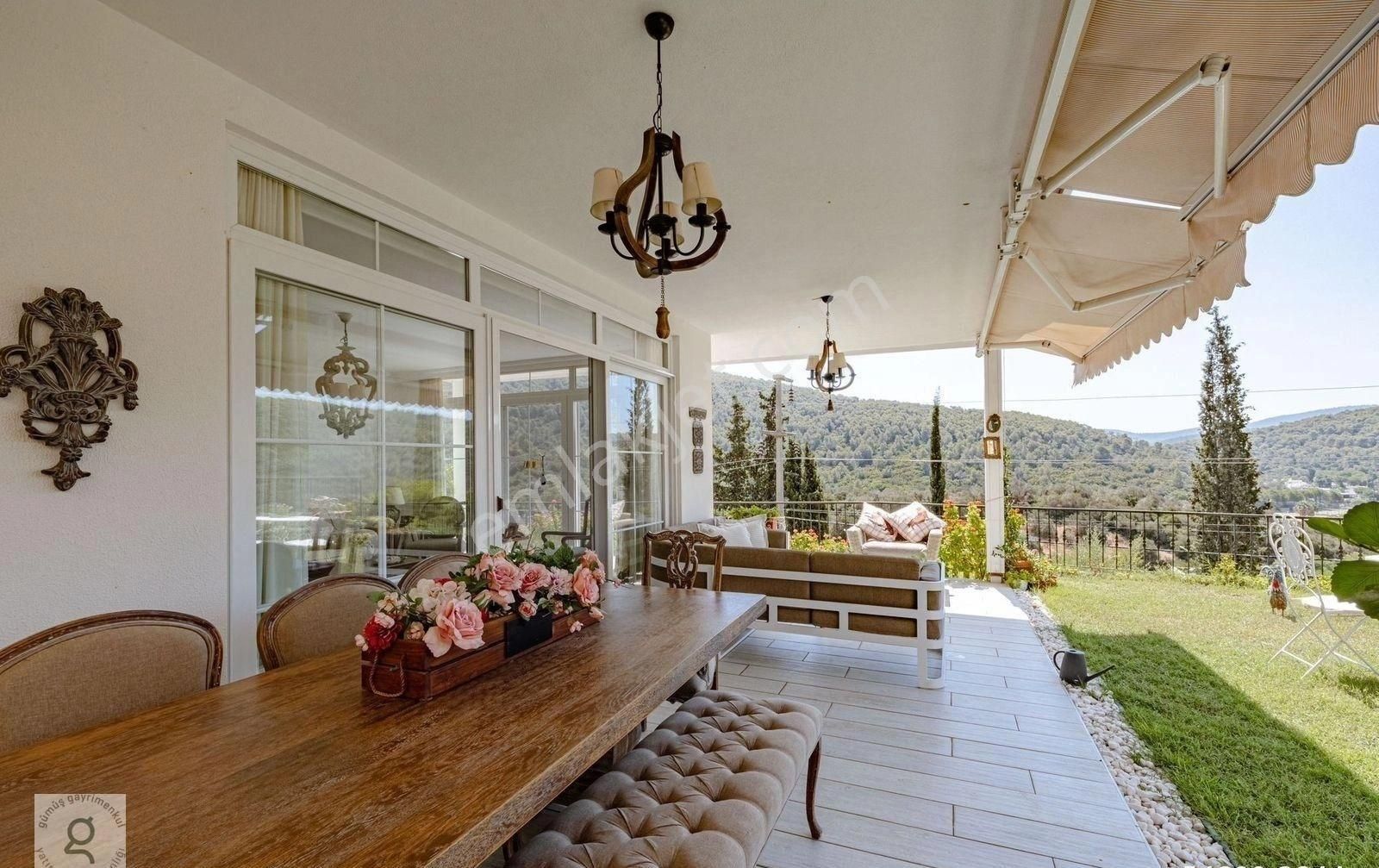Bodrum Adabükü Çamlık Sitesi’nde Köşe Konumlu Manzaralı Villa. - Görsel 19