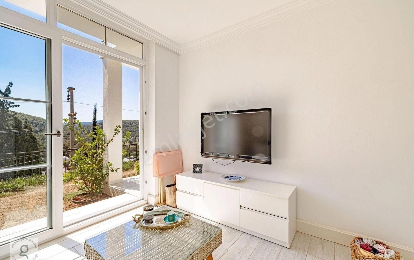 Bodrum Adabükü Çamlık Sitesi’nde Köşe Konumlu Manzaralı Villa. - Görsel 30