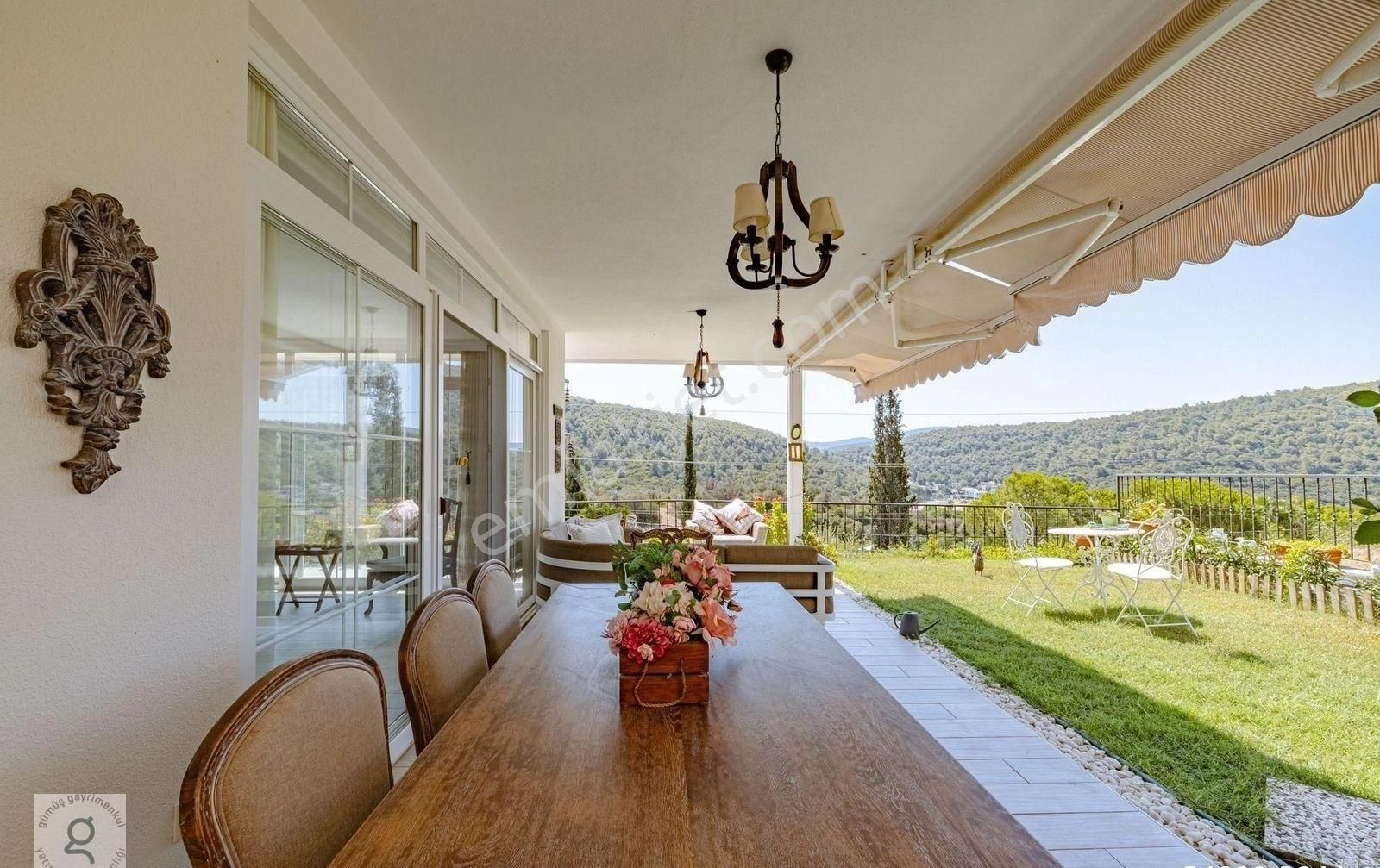 Bodrum Adabükü Çamlık Sitesi’nde Köşe Konumlu Manzaralı Villa. - Görsel 32