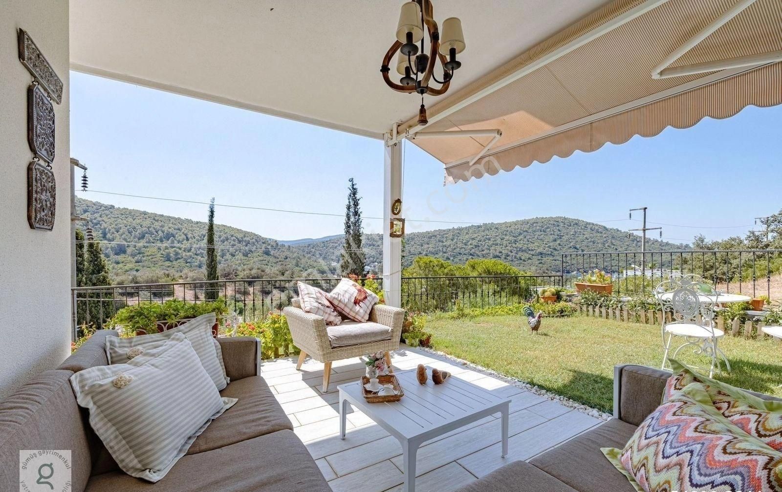 Bodrum Adabükü Çamlık Sitesi’nde Köşe Konumlu Manzaralı Villa. - Görsel 29