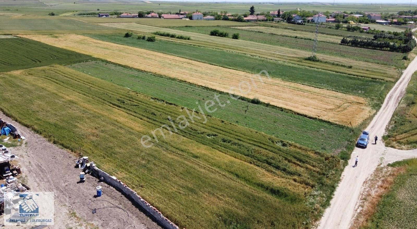 Babaeski Sofuhalil Köyü Satılık Tarla İmara Sadece 100 Metre, 1784m2, Kadastral Yol Cepheli