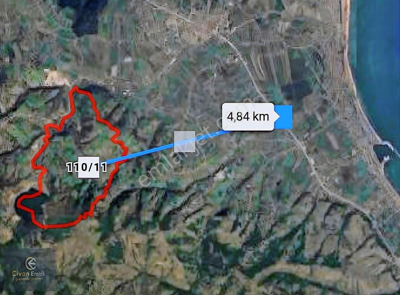 19 Mayıs Dağköy Satılık Tarla Dağköye 300 Metr Kala Anayol Cephe 1747 M2 Fındık Dikili Tarla