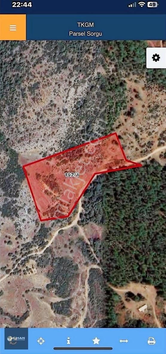 Menteşe Bayır Satılık Tarla Muğla Menteşe 15.370 M2 Satılık Tarla