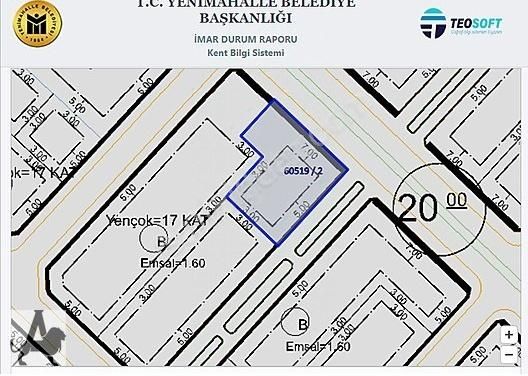 Yenimahalle Yeşilevler Satılık Konut İmarlı Arslan Emlak'tan 17 Kata Kadar İmarlı Hisseli Köşebaşı Arsa