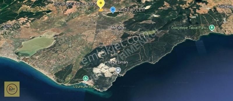 Keşan Mecidiye Köyü (Atatürk) Satılık Tarla Edirne Keşan Mecidiye 126/2 21.000 M2 Satılık Arazi