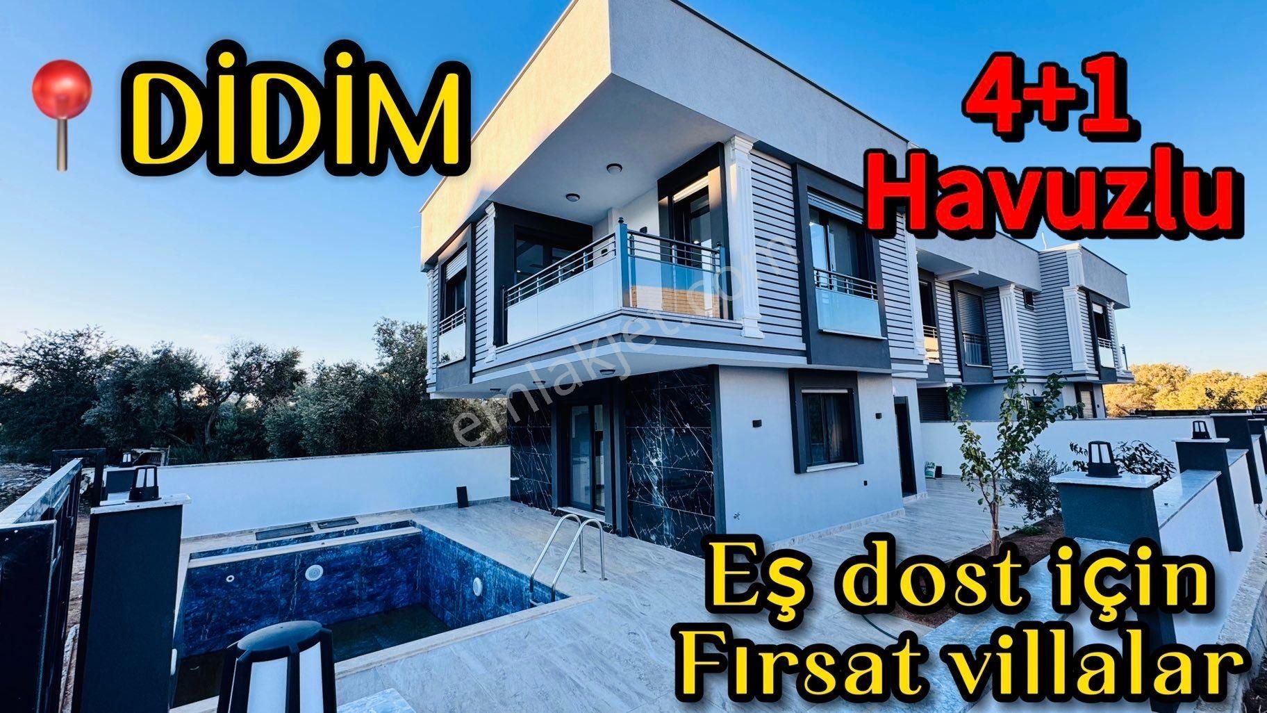 Didim Hisar Satılık Villa Didimde Satılık 4+1 Havuzlu Villalar