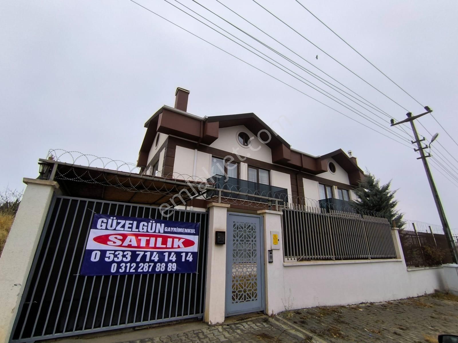 Gölbaşı Kızılcaşar Satılık Villa İncek Tekyapı Koop. Keyifli Şık Bakımlı Yeni Villa