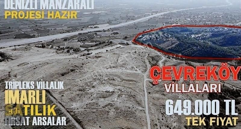 Pamukkale Kocadere Satılık Villa İmarlı Projesi Hazır İmarlı Villalık 370 M2 Arsa Kocadere 112/69