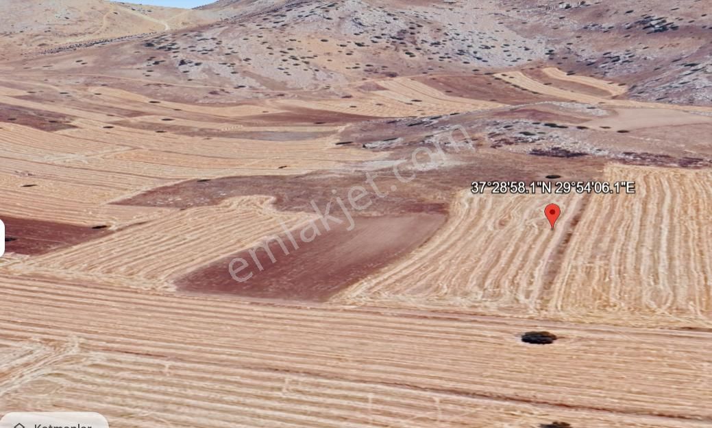 Yeşilova Başkuyu Köyü Satılık Tarla Burdur Yeşilova Başkuyu Köyünde 3900 M2 Satılık Tarla