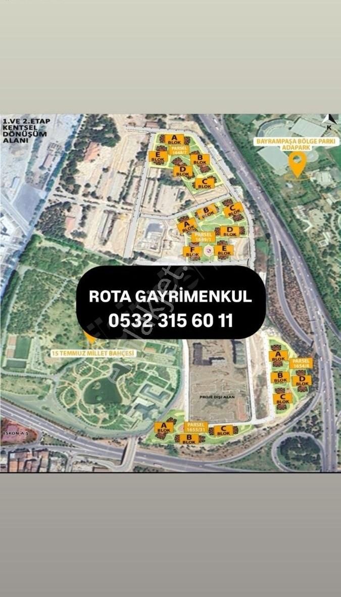 Esenler 15 Temmuz Satılık Daire Rota Emlak Ve İnşaat Satılık Fırsat Daire 2+1 M2 82